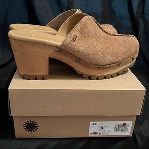 UGG JUDI Suede size 9 New Tan